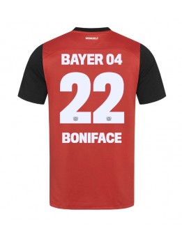 Bayer Leverkusen Victor Boniface #22 Replika Hemmakläder 2024-25 Kortärmad